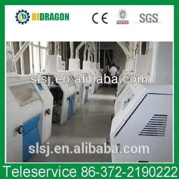 Full set small scale wheat flour mill