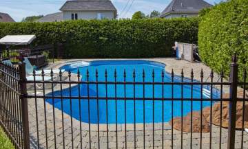 5/8" mm Swimming Pool Fence HDG+Powder coating