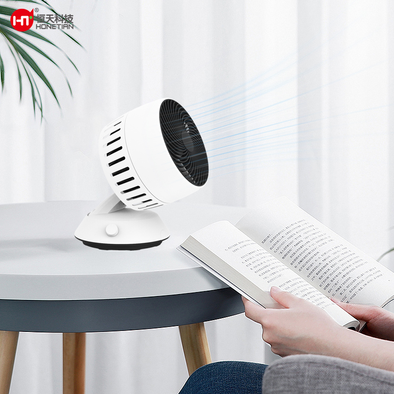 HONETIAN konb control auto oscillation left and right 3 speeds 8 inches AC circulator table custom colors indoor plastics fan