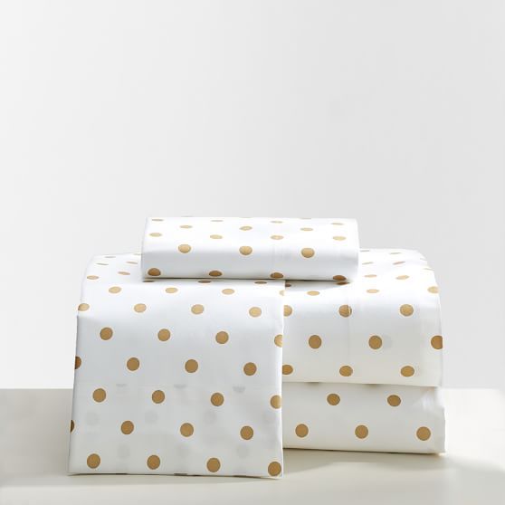 White base with printing cotton bed linen
