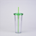 Drinking Cups Customized 24oz Tea Plastic Eco-friendly Drinking Double Wall Plastic Supplier