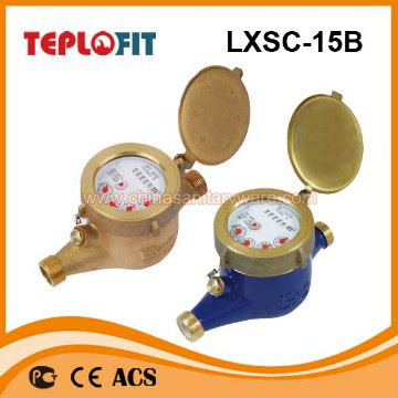 Brass Multi-jet Dry Type Vane Wheel Water Meter