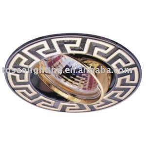 Downlight di zinco incassato