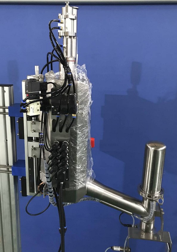 Liquid nitrogen filling machine for PET bottles/cans