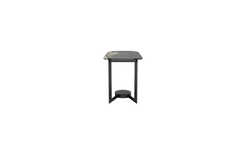 Modern design marble C Shaped Side table