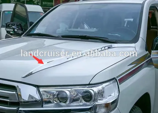 2016 land cruiser bonnet trims ,bonnet chrome trims FOR LAND CRUISE NEW MODEL 2016