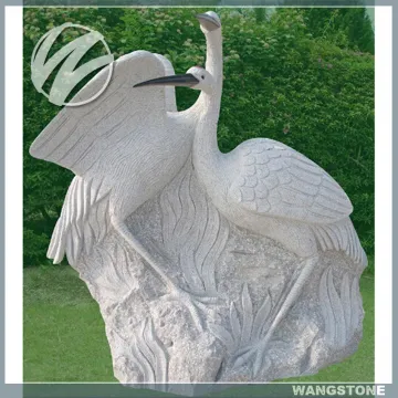 Elegant Life Size Animal Sculpture Crane Statue