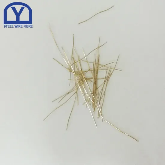 Factory Provides Copper Coated Waved Steel Fiber