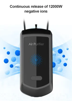 Wearable Appliance Negative Necklace Air Purifier