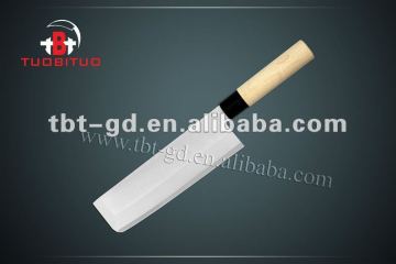 Japanese Usuba Knife with silver birth wood