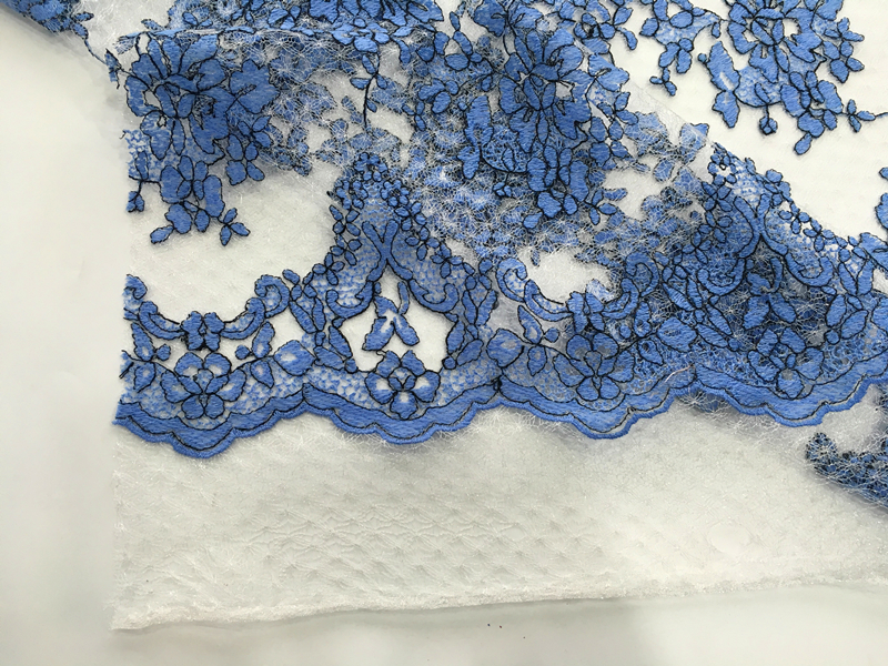 Poly Frenc Lace Mesh Embroidery Fabric