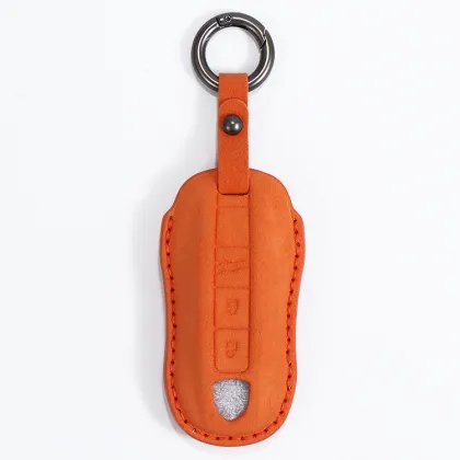 Leather Car Key Bag - Auto Key Holder & Remote Case