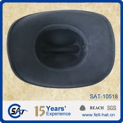 2015 high quality pure wool felt cowboy hat Indian Jones hat