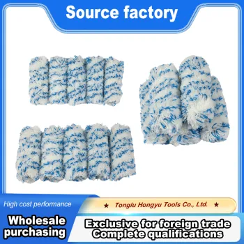 Premium Blue Dot Mini Paint Roller Refill Covers
