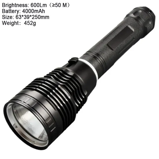 WARSUN ZB70: Waterproof IP68 Rechargeable LED Flashlight for Scuba Diving and Outdoor Activities (50M, 600lm)