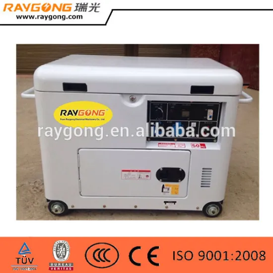 air cooled 6kw silent type diesel generator set