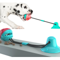 Treinamento de cachorrinho trata brinquedos de corda dentição