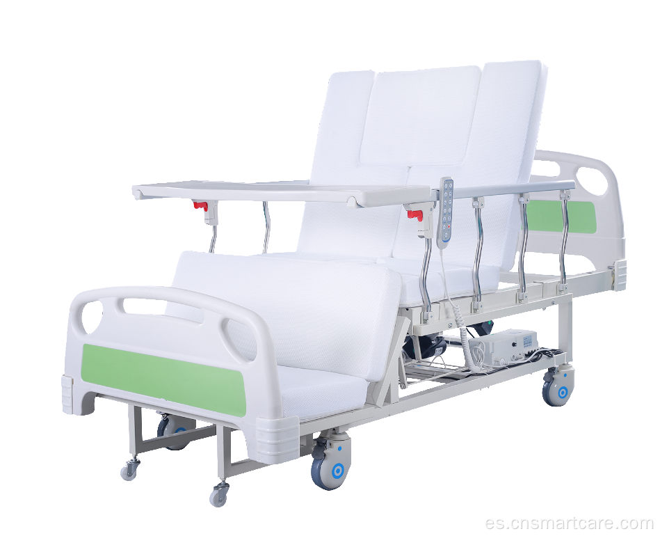 Hospital Bed de paciente eléctrico con barandilla curva