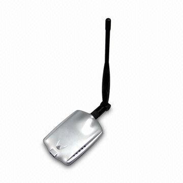 High Power 500mW Wi-Fi USB Adapter with 64/128/256-bit WEP Encryption