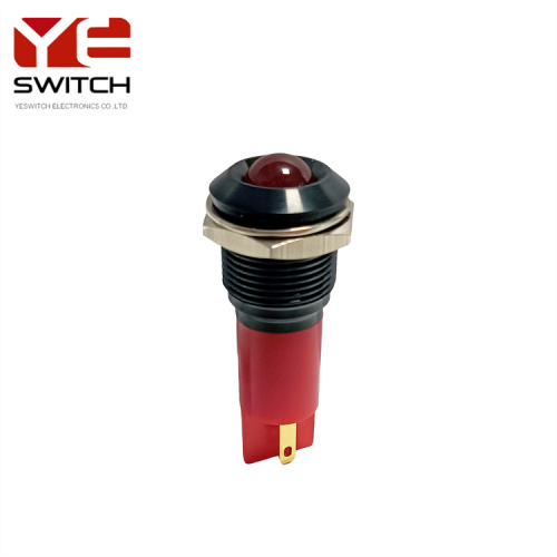 YESWITCH 16mm IP67 Red Signal Indicator For Signaling