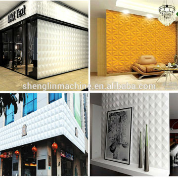 Exterior wall color 3d wall panel machine/ metal wall panel moulding machine