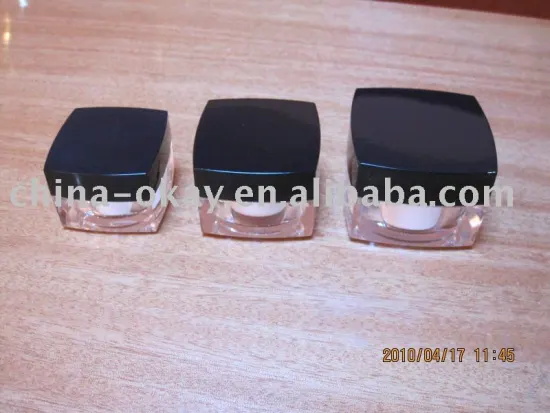 acrylic jars