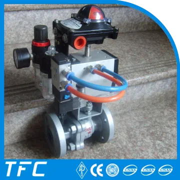 ESD ball valve pneumatic operated