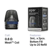 ZGAR Zenith Pod Refillable Cartridges