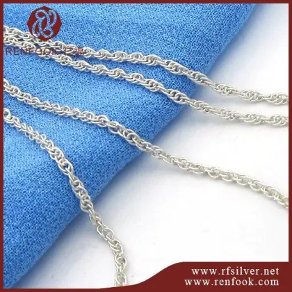 cheap silver jewellery 925 sterling silver rope chain