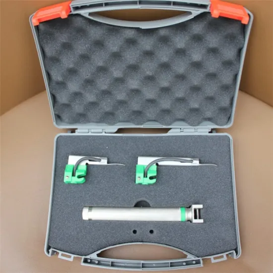 Fiber Optic Laryngoscope With 5 Reusable Blades