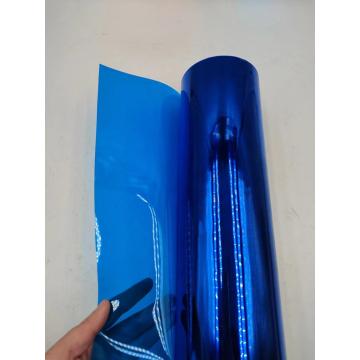 Hoja rígida de PVC transparente de color para caja plegable