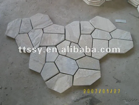 garden flagstone paving