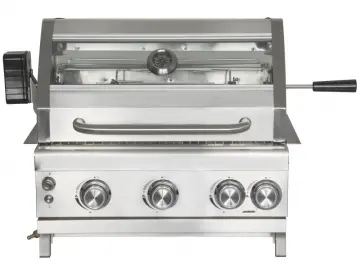 3 Burner Built-In Grill with Back Burner