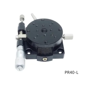 PR40-L Manual Rotation Stage: Indexing Plate & Rotary Table Manual