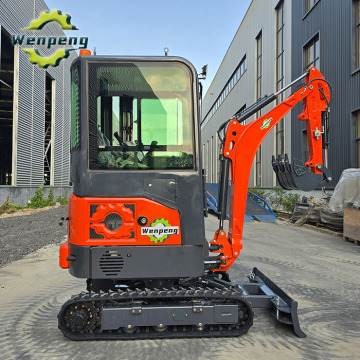 1.9Ton Mini Crawler Excavator with Kubota Engine and Fully Hydraulic Control