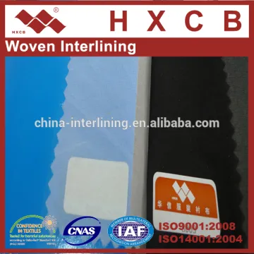 (8009)100%Polyester PA Coated Fusible Woven Interlining Fabric Fusing Interfacing Fabric for Suzhou Garment/ Apparel Accessories