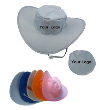 Customizable Promotional Folding Cowboy Hats with Pouch - Perfect for Branding and Events