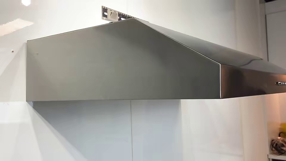 3 Speed Exhaust Fan 90cm Black/Stainless Steel Under Cabinet Range Hood Ductless Range Hood Vent for Kitchen