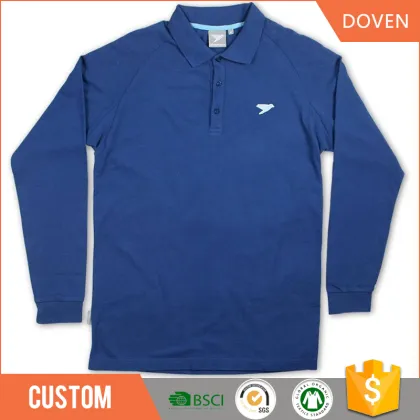 custom long sleeve gary polo t shirt