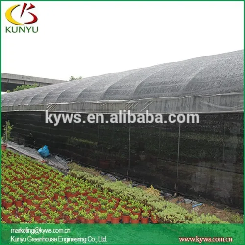 Arch Type Shade House For Agriculture Mesh Shade Cloth Colored Shade