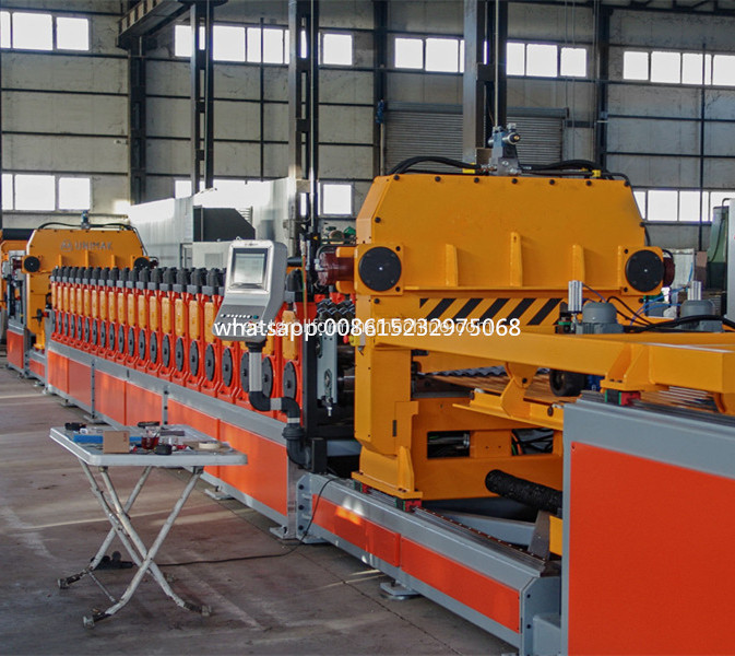 Ensamblado Culvert Pipe Corrugated Panel Machine