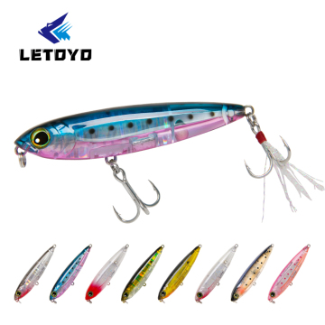 LETOYO OEM Floating Pencil Lure - Saltwater Stickbait Plastic Hard Bait for Long Casting