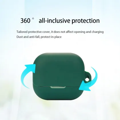 Libratone AIR+3 Buds Case Wireless Earphone Accessories Silicone Protective Case Cover with Hook