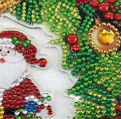Full round diamond Christmas Greeting Cards Painting crafts