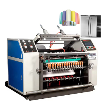 Dual Axis ATM Receipt Paper Slitting and Rewinding Machine