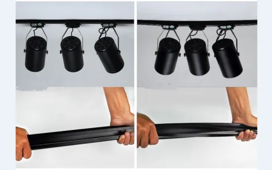 CE certified 4 wires 3 phase wireless LED spot light track light