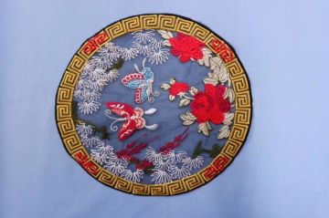 Garment Accessories 100% Polyester Embriodery Patches