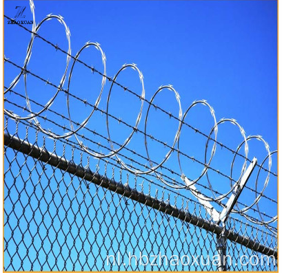 Gegalvaniseerd scheermeerhutdraad voor gevangenisomheining