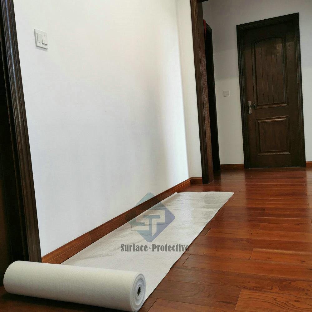 Hardwood Breathable Floor Surface Protection Construction