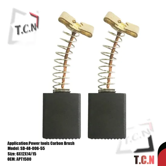 APT 1500 Pure Graphite Power Tool Carbon Brushes (CROWN, DEWALT)